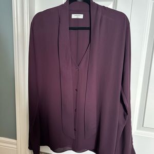 Babaton Burgundy Blouse